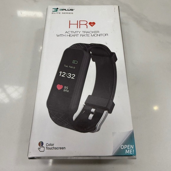 3PLUS Elite Series HR Activity Tracker with Heart Rate Monitor - Color Touchscre - Picture 2 of 5